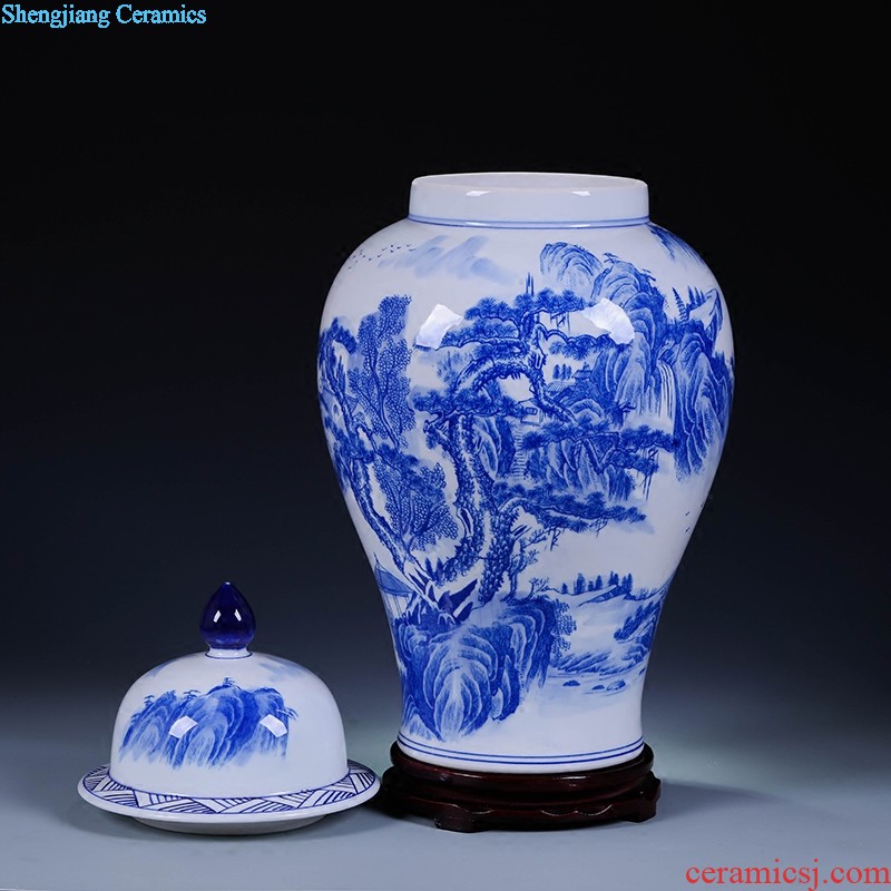 Jingdezhen porcelain sculpture furnishing articles by hand Chairman MAO's body windbreaker home sitting room study handicraft ornament