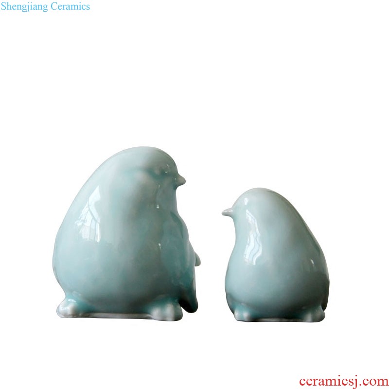 Rain tong home | jingdezhen creative shadow celadon handmade porcelain live sheep household adornment ornament porcelain decoration space