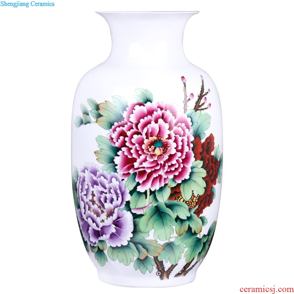 Jingdezhen ceramics designer jiangnan good brush pot The study of creative home office decorations furnishing articles