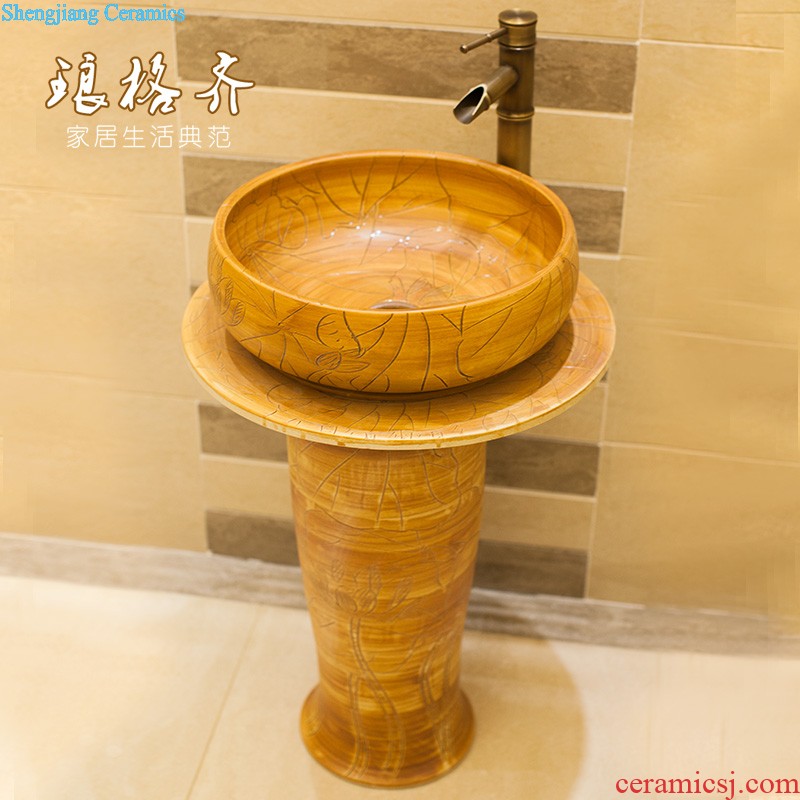 Koh larn, qi stage basin ceramic lavabo European marble bathroom art basin oval lavatory basin