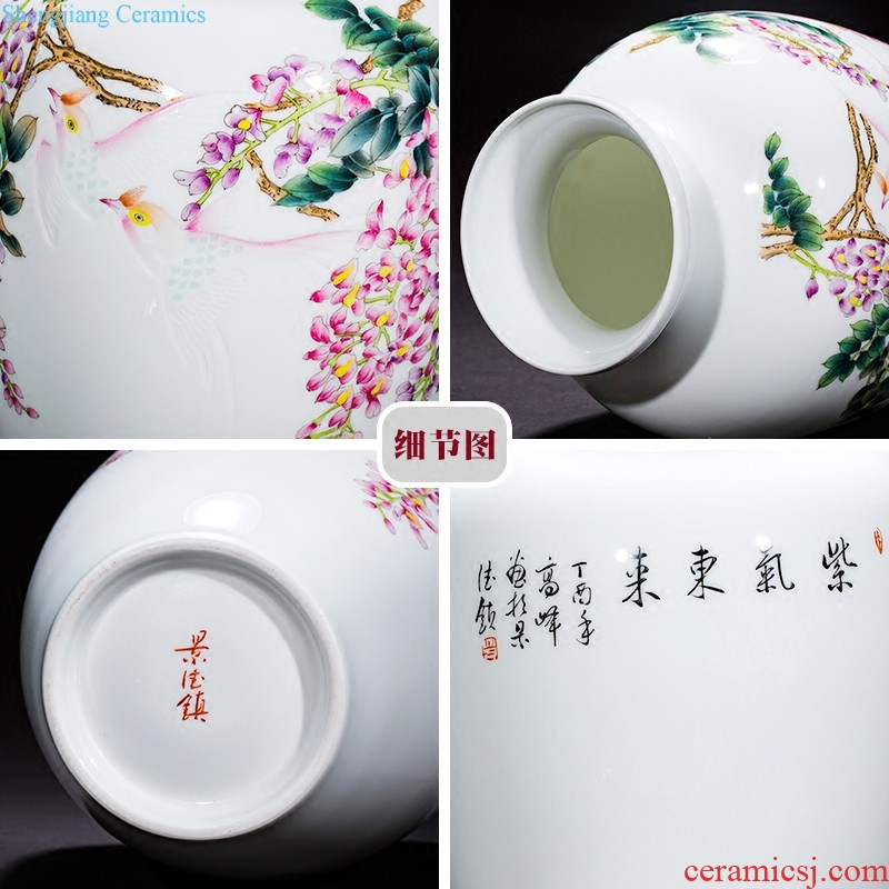 Cb122 jingdezhen ceramics floret bottle of flower arrangement of Chinese style home sitting room adornment ark TV ark furnishing articles