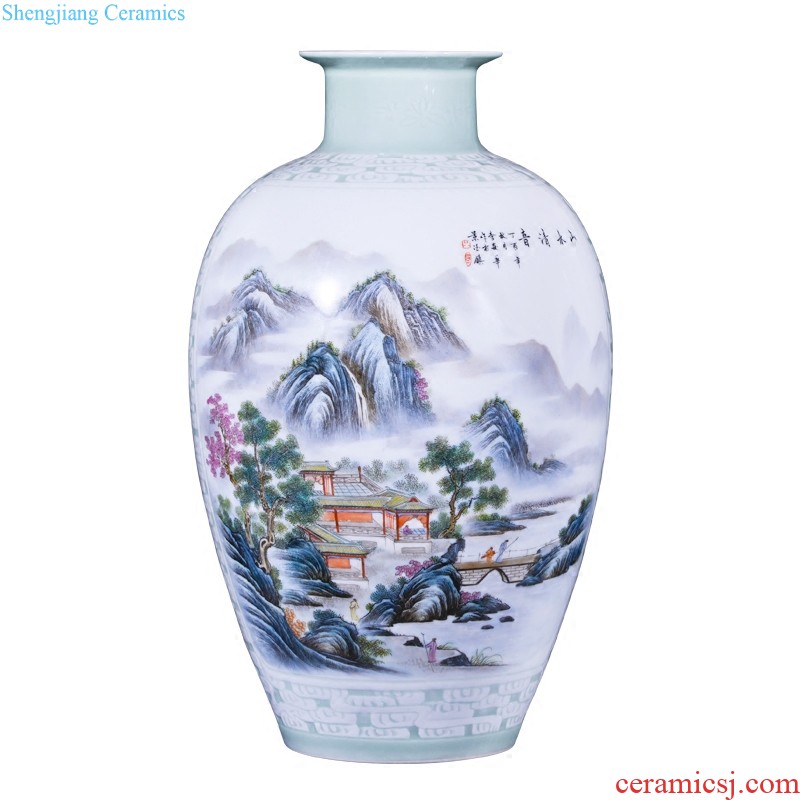 Jingdezhen ceramics of large vases, new Chinese style villa decoration to the hotel opening party furnishing articles customized gifts