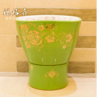 Koh larn, qi stage basin of the basin that wash a face the sink basin sinks special-shaped ceramic sanitary ware art fashion living flower