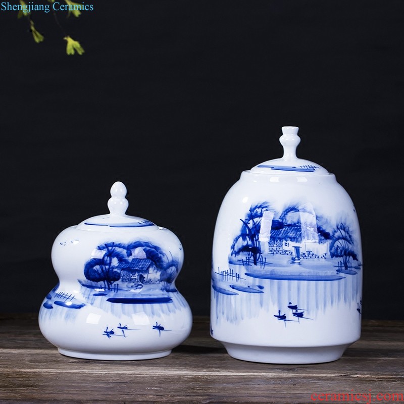 Hong xuan Jingdezhen ceramics The ancient philosophers figure shallow goldfish turtle narcissus basin creative home decoration in large tanks