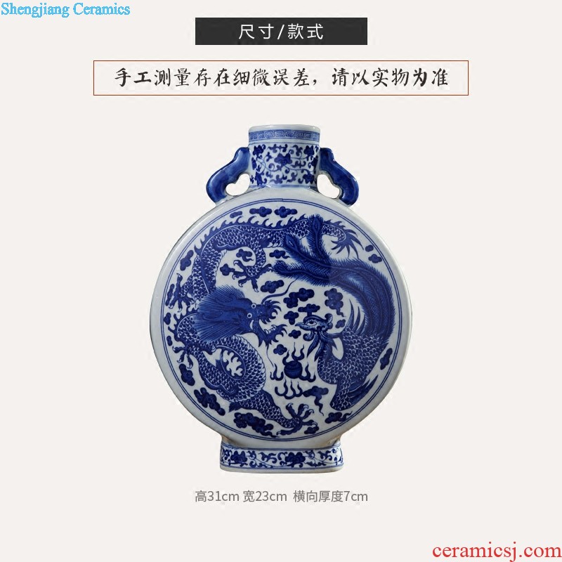 Jingdezhen ceramics vases, flower arranging furnishing articles creative home sitting room desktop TV ark wedding gifts