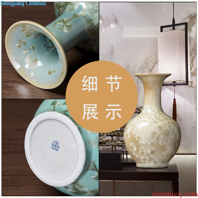 Chrysanthemum patterns all around 322 floret bottle of jingdezhen ceramics flower home sitting room mesa adornment furnishing articles