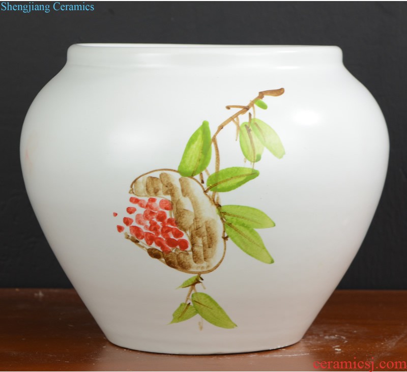 Jingdezhen ceramic hand-painted vases furnishing articles celebrity master new Chinese style household act the role ofing is tasted the sitting room porch place by hand