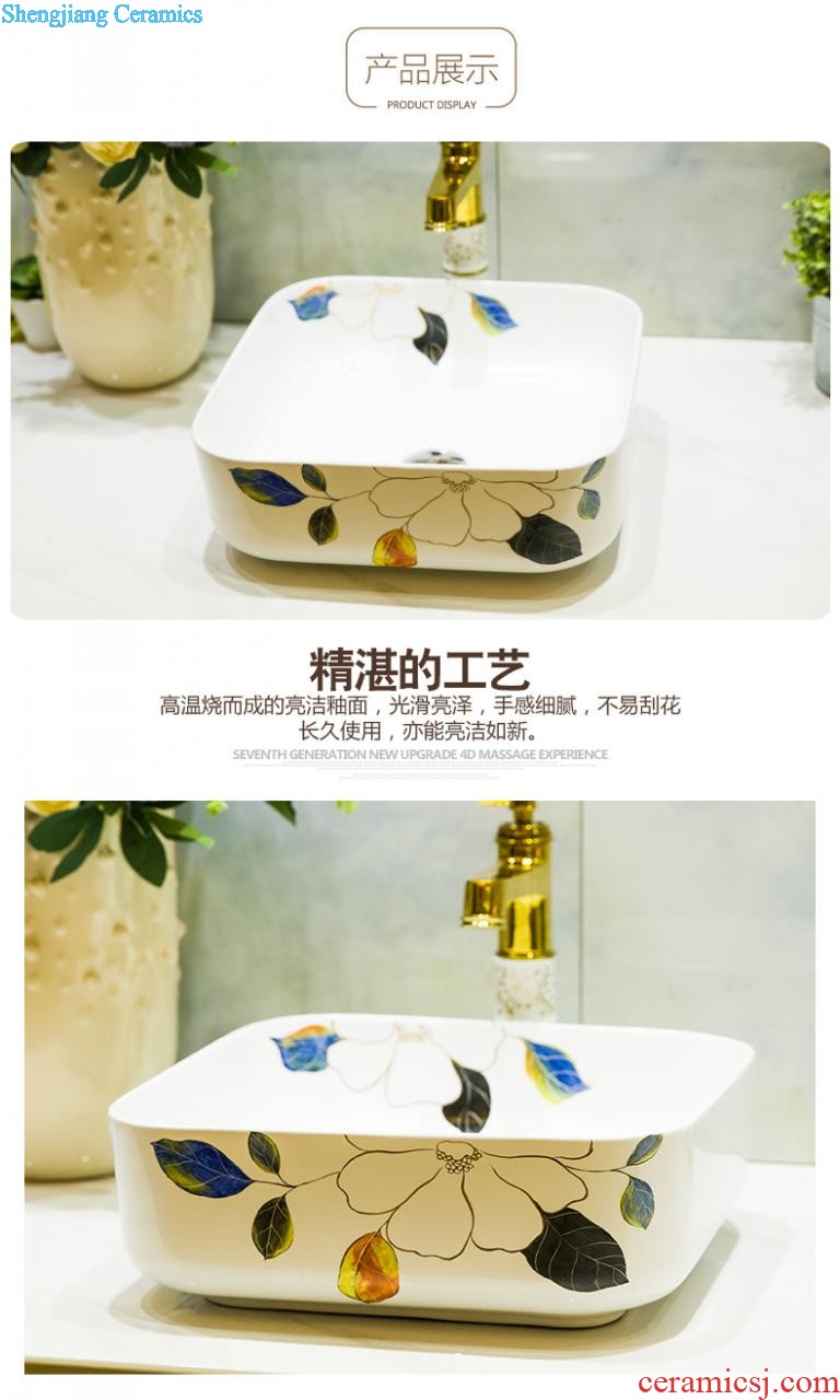 Koh larn, qi stage basin sink lavatory ceramic european-style bathroom art basin of the basin that wash a face