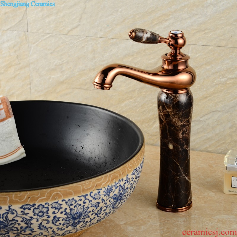 Koh larn, qi stage basin square square the lavabo Mosaic bathroom art basin basin ceramic lavatory basin