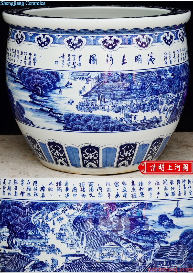 Jingdezhen ceramic masters hand by hand carved powder enamel vase flower arranging CV 18 spring sitting room adornment is placed