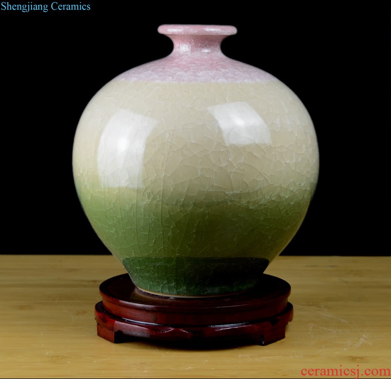 Jingdezhen European ceramic vase furnishing articles home sitting room TV ark dried flowers flower arrangement soft adornment porch decoration