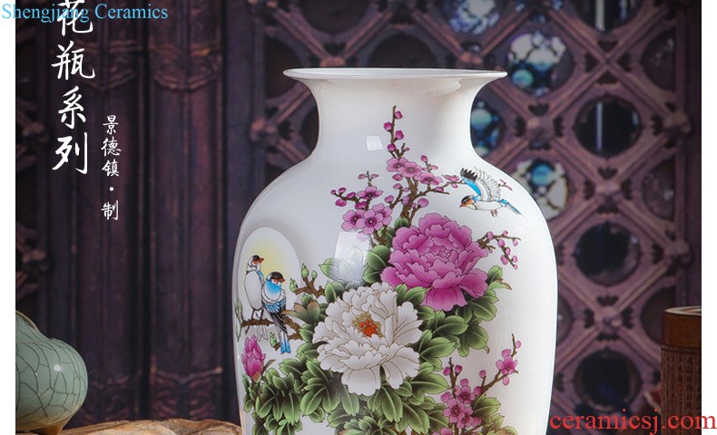 Jingdezhen ceramics white eggshell creative floret bottle sitting room adornment hydroponic flower arrangement furnishing articles of modern art