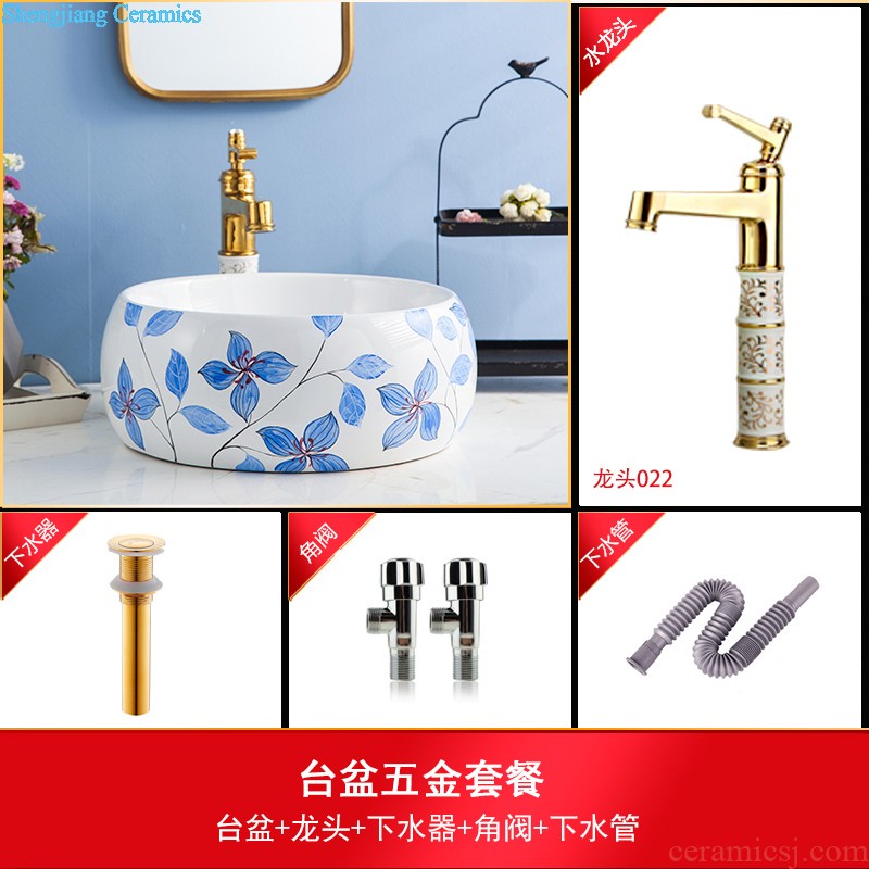 Koh larn, qi stage basin sink lavatory ceramic european-style bathroom art basin of the basin that wash a face