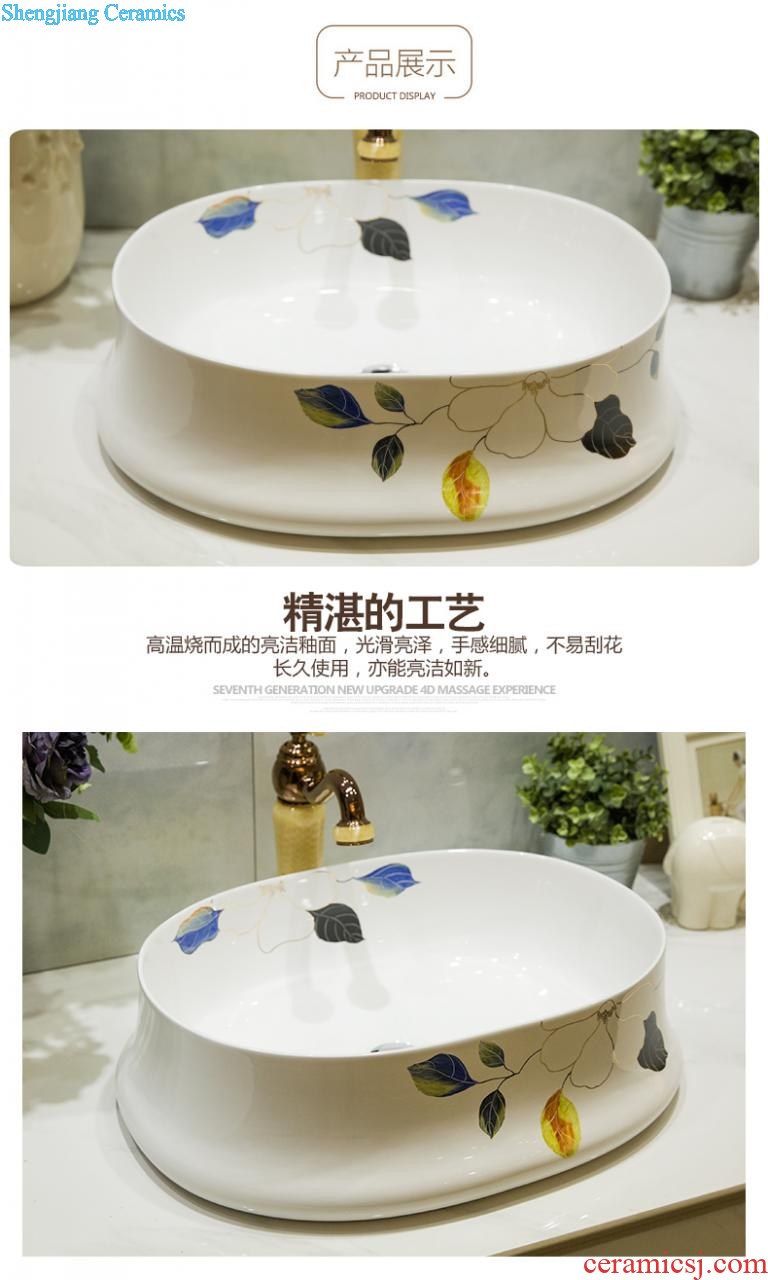 Koh larn, qi stage basin sink lavatory ceramic european-style bathroom art basin of the basin that wash a face