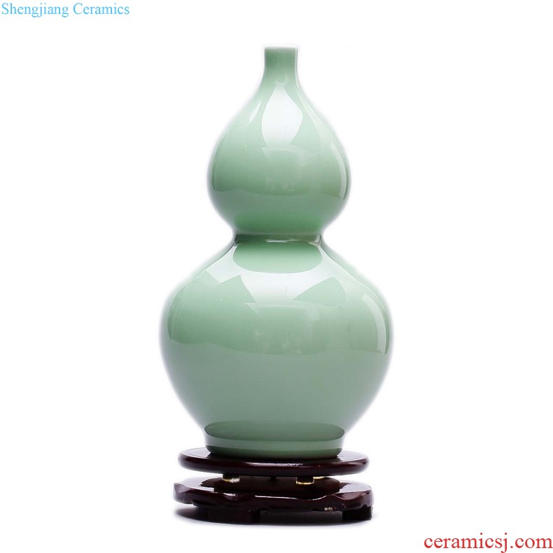 Jingdezhen ceramics flower vase new Chinese style restoring ancient ways is sitting room home rich ancient frame adornment handicraft furnishing articles