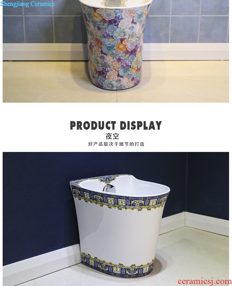 Koh larn, qi stage basin sink lavatory ceramic european-style bathroom art basin of the basin that wash a face