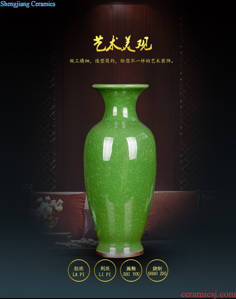 Jingdezhen porcelain vase furnishing articles on Chinese famous master hand-painted pot-bellied cans xi lintel tip home sitting room adornment