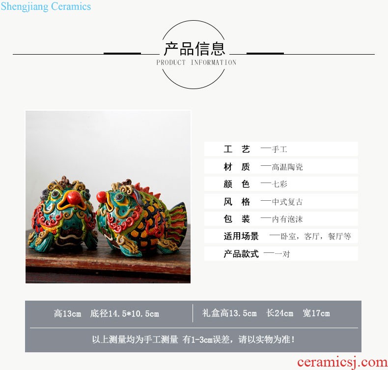 The rain tong home | jingdezhen ceramics ceramic furnishing articles furnishing articles manually figure of Buddha beadle ceramic sculpture process variable