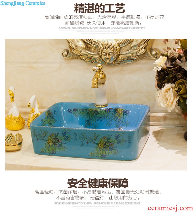 The package mail on bonsai, ceramic lavabo that defend bath lavatory basin art basin waist drum the colour it is