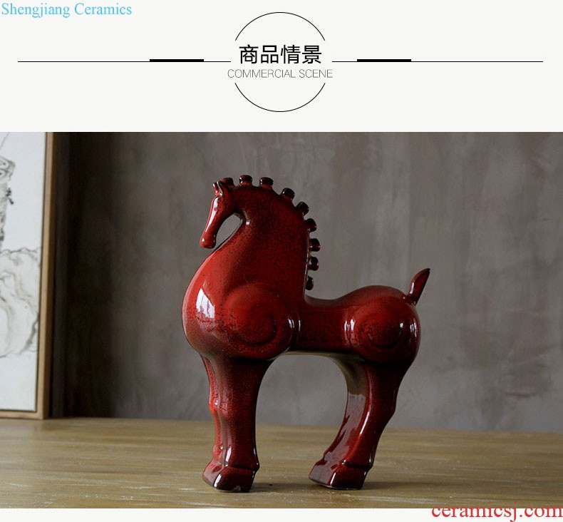 The rain tong home | jingdezhen ceramics colorful owl piggy bank tong qu furnishing articles cute owl '