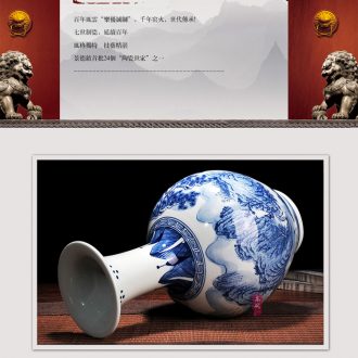 Jingdezhen porcelain sculpture Bronze glaze the mythical wild animal lucky town home furnishing articles and modern Chinese style home sitting room adornment