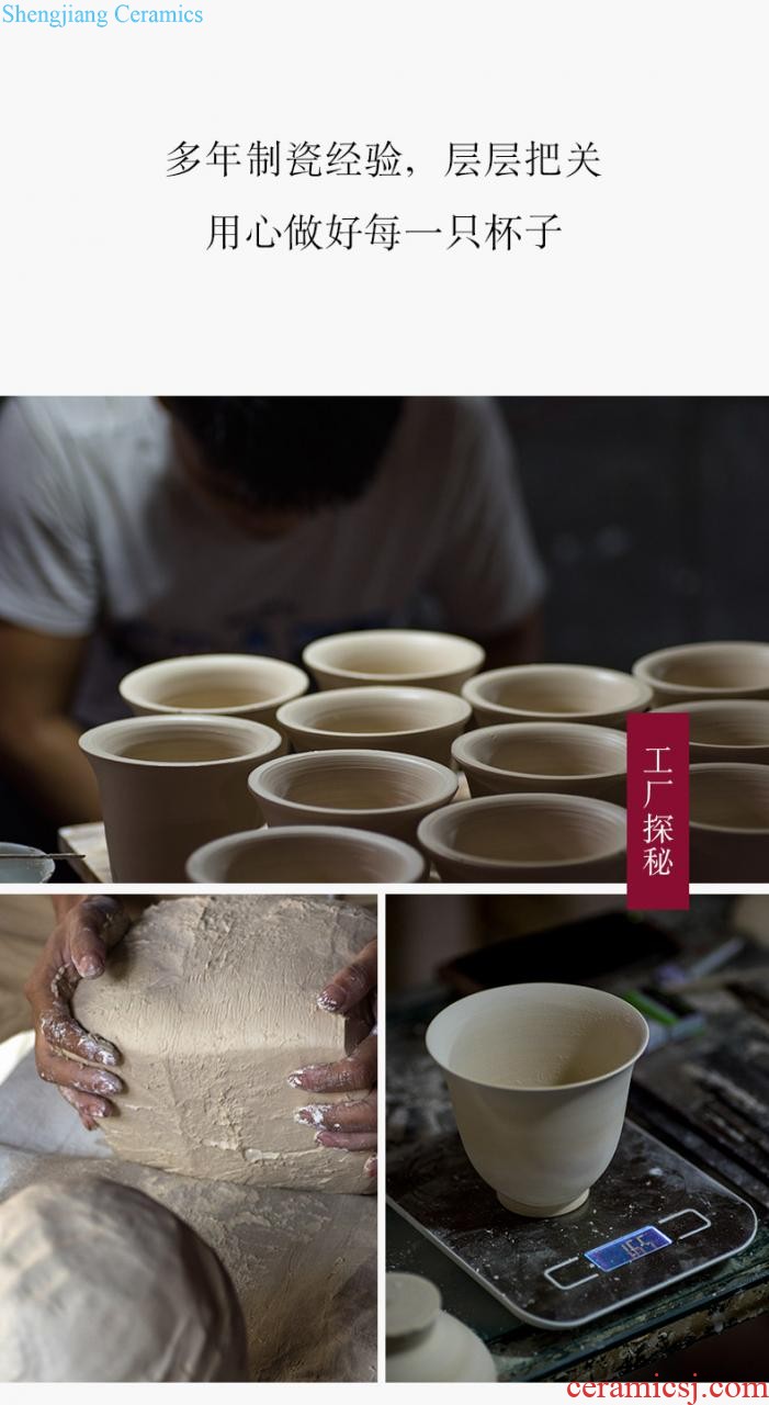 Jizhou kiln konoha temmoku kunfu tea glass ceramic sample tea cup big bowl master cup single cup lamp cup