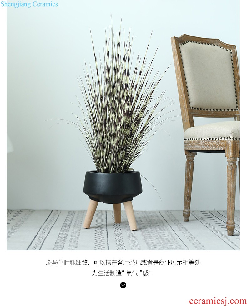 Nordic ceramic vase furnishing articles creativity thread design wind flower implement living room table flower arranging interior decoration decoration