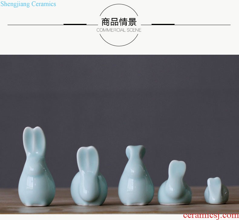 The rain tong home | jingdezhen ceramics craft porcelain single general glaze agate taupe ceramic pot furnishing articles to receive