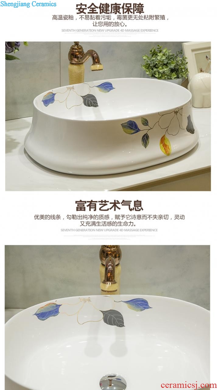 Koh larn, qi stage basin sink lavatory ceramic european-style bathroom art basin of the basin that wash a face