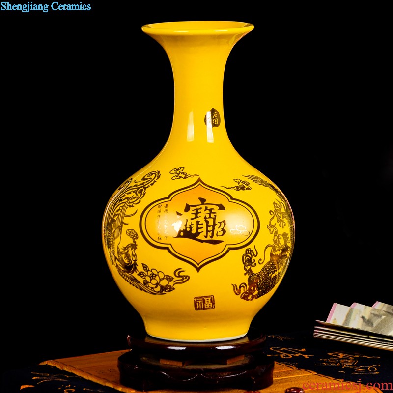 Jingdezhen ceramics of large vase very large hotel furnishing articles sitting room adornment opening gifts e139 villa