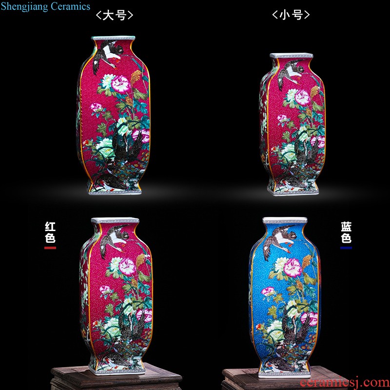 Hand-painted cornucopia of blue and white porcelain of jingdezhen ceramics feng shui plutus furnishing articles sitting room of new Chinese style household ornaments