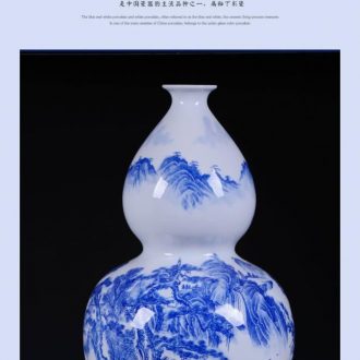 Jingdezhen ceramics Lrene riches and honour peace vases, flower receptacle Contemporary and contracted household crafts are sitting room