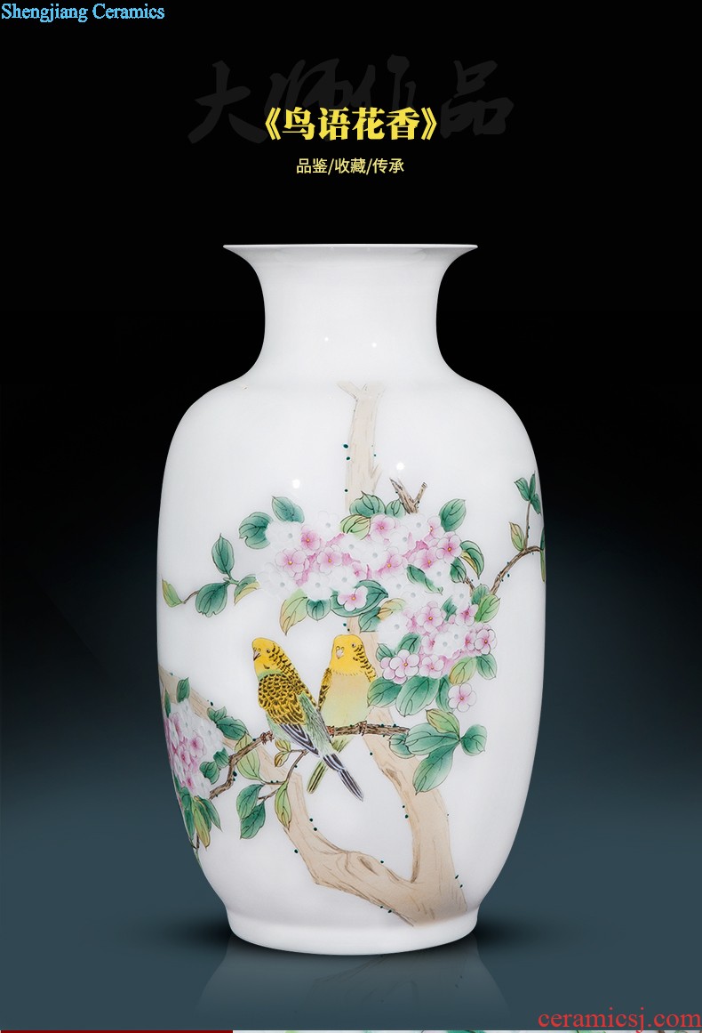 Jingdezhen ceramics of large vases, flower arranging the sitting room porch place large villa home decoration arts and crafts