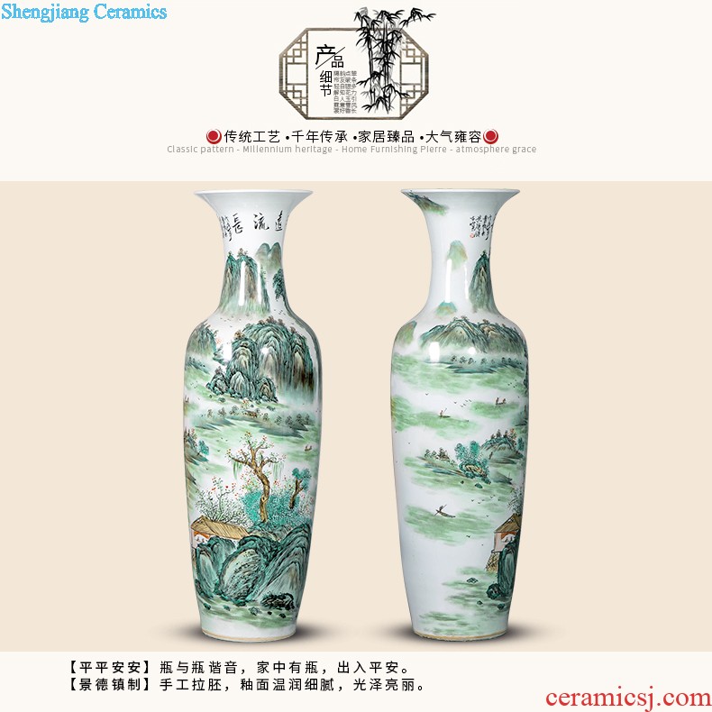 A213 jingdezhen ceramics of large vases, antique Chinese style household sitting room porch place large ornament