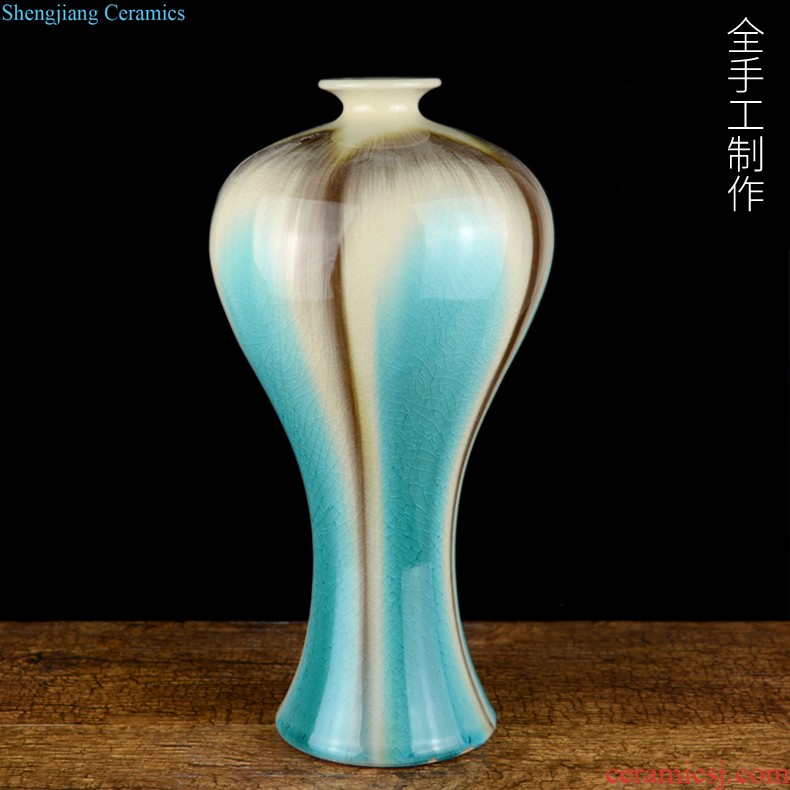 New Chinese style of jingdezhen ceramic vase The sitting room simulation flower dried flowers flower arrangement furnishing articles household soft adornment ornament