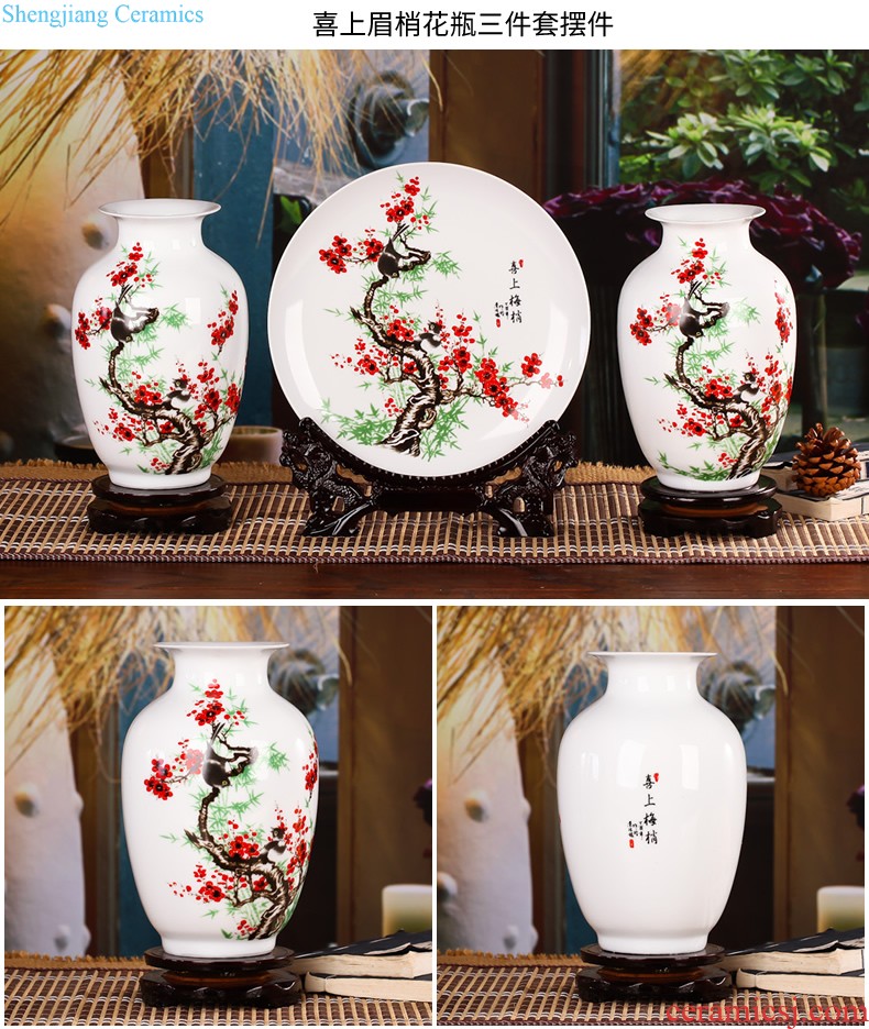 North European ceramic vase ins flamingos wind dried flowers hydroponics living room table flower arrangement home furnishing articles