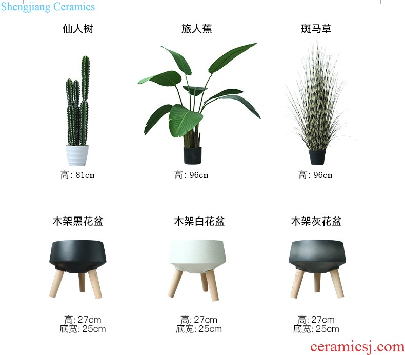 Nordic ceramic vase furnishing articles creativity thread design wind flower implement living room table flower arranging interior decoration decoration