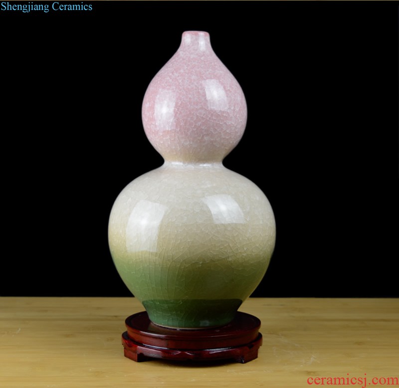 Jingdezhen European ceramic vase furnishing articles home sitting room TV ark dried flowers flower arrangement soft adornment porch decoration