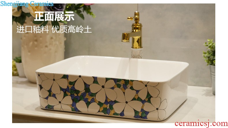 Koh larn neat square stage basin sink ceramic lavatory art to toilet stage basin reed blue of the basin that wash a face