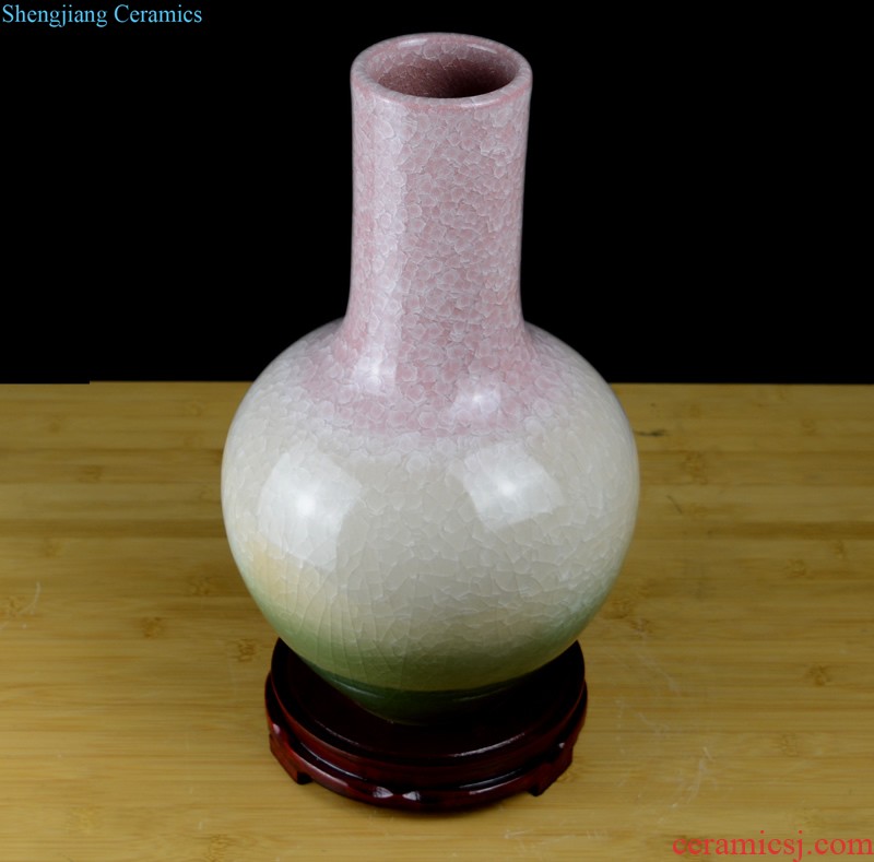 Jingdezhen European ceramic vase furnishing articles home sitting room TV ark dried flowers flower arrangement soft adornment porch decoration