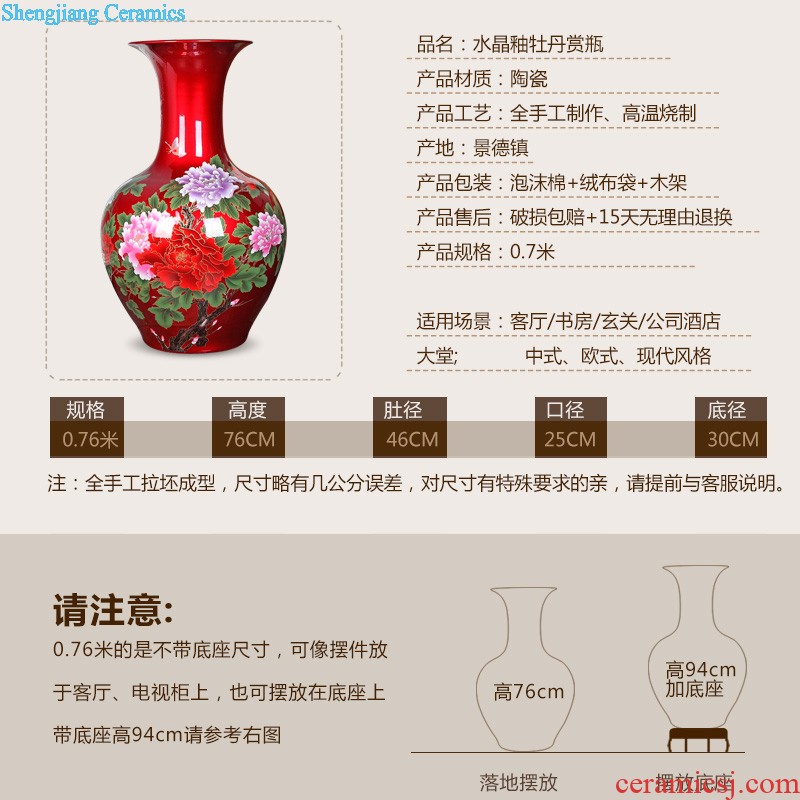 Jingdezhen ceramics contracted and contemporary fashion dragon celestial blue and white porcelain vase furnishing articles archaize sitting room arts and crafts