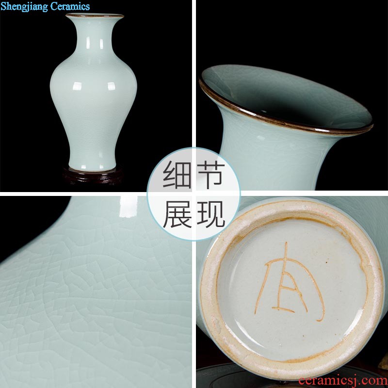 Jingdezhen ceramics vases, flower arranging place of the sitting room of Chinese style household wine rich ancient frame porch decoration decoration