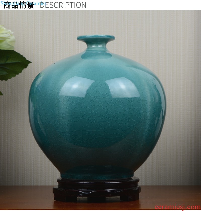 Jingdezhen ceramics powder enamel archaize figure vase large sitting room of Chinese style restoring ancient ways is the ancient philosophers home furnishing articles