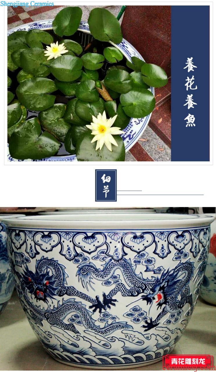 Jingdezhen ceramics zen three-piece floret bottle of flower arrangement, sitting room of Chinese style household decorations crafts