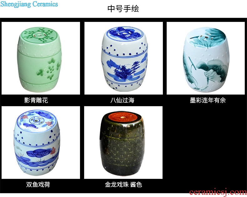 Jingdezhen ceramic masters hand draw much luck powder enamel vase Chinese classical home sitting room adornment is placed