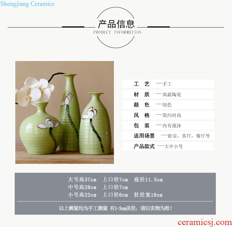 Rain tong home | jingdezhen ceramic high-temperature kiln ceramic flower, flower vases, ceramic furnishing articles porch decoration