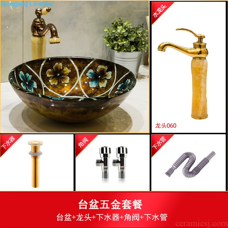 Koh larn qi balcony mop pool ceramic mop sink basin art to large mop pool toilet cistern music flower