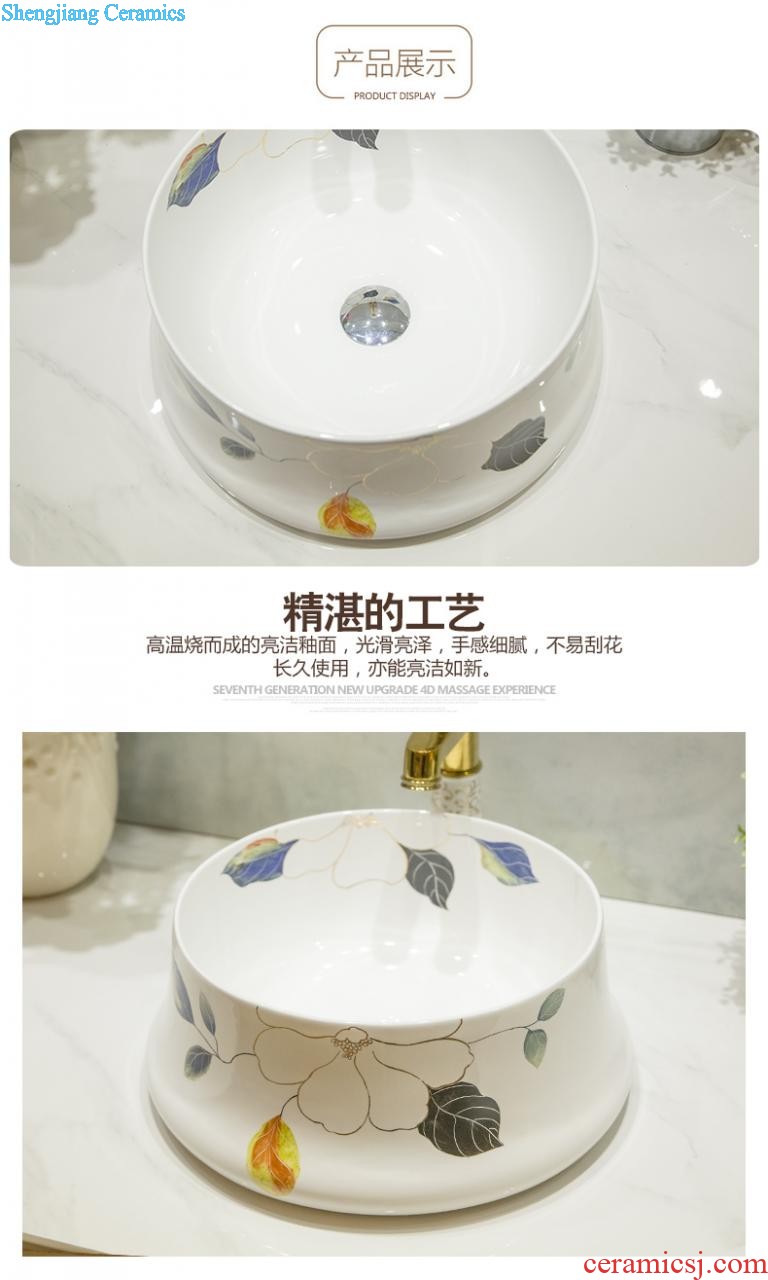 Koh larn, qi stage basin sink lavatory ceramic european-style bathroom art basin of the basin that wash a face