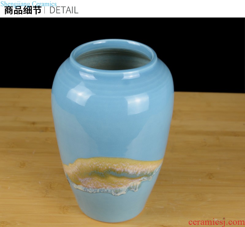 New Chinese jingdezhen ceramic vase furnishing articles wine sitting room porch zen flower arrangement home decoration, decoration