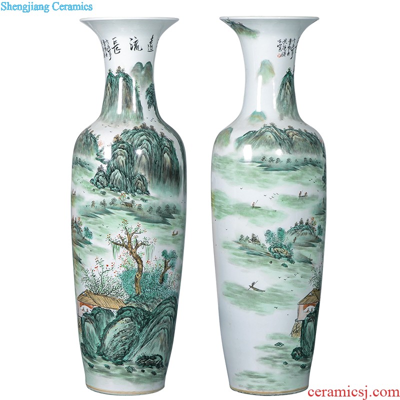 A213 jingdezhen ceramics of large vases, antique Chinese style household sitting room porch place large ornament